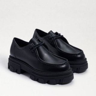 Sam Edelman | Men's Danice Lug Sole Oxford-Black Leather