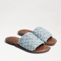 Sam Edelman | Men's Griffin Woven Slide Sandal-Riviera Blue Leather