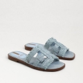 Sam Edelman | Men's Bay Raffia Slide Sandal-Riviera Blue Raffia