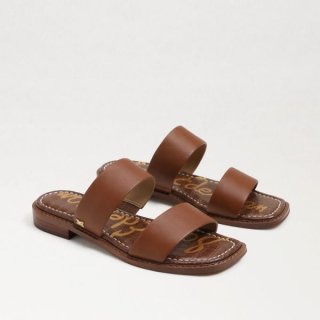 Sam Edelman | Men's Haydee Stitch Slide Sandal-Saddle Leather