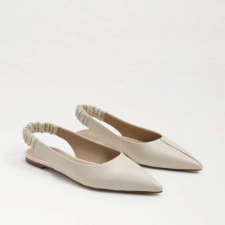 Sam Edelman | Men's Whitney Pointed Toe Slingback Flat-Modern Ivory Leather