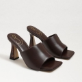 Sam Edelman | Men's Carmen Mule Heel Sandal-Dark Chocolate Leather