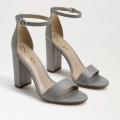 Sam Edelman | Men's Yaro Block Heel Sandal-Pewter Leather