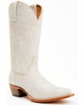 Quick Ship Shyanne Latest Women's Lasy Floral Embroidered Western Boots - Snip Toe | Ivory
