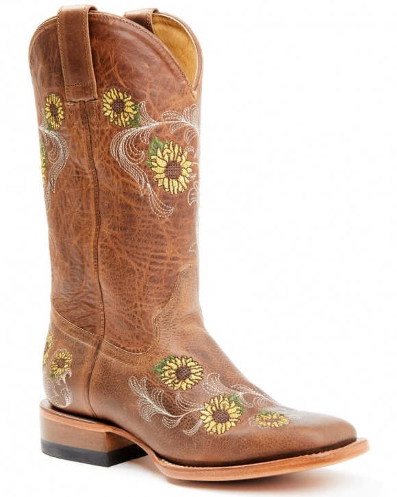 Quick Ship Shyanne Latest Women's Josie Western Boots - Broad Square Toe | Brown