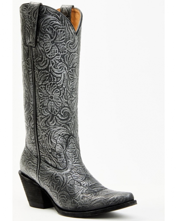 Quick Ship Shyanne Latest Women's Florence Western Boots - Snip Toe | Black