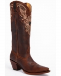 Quick Ship Shyanne Latest Women's Mariel Floral Embroidered Studded Concho Western Boots - Snip Toe | Brown Quick Ship Shyanne Latest Women's Mariel Floral Embroidered Studded Concho Western Boots - Snip Toe | Brown
