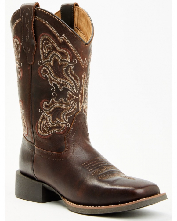 Quick Ship Shyanne Latest Soltice Women's Flynn Western Boots - Square Toe | Brown