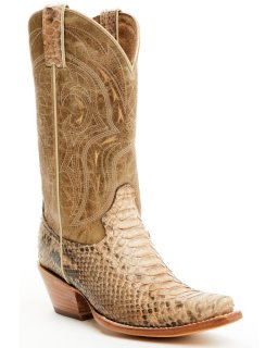 Quick Ship Shyanne Latest Women's Annie Exotic Python Western Boots - Snip Toe | Gold