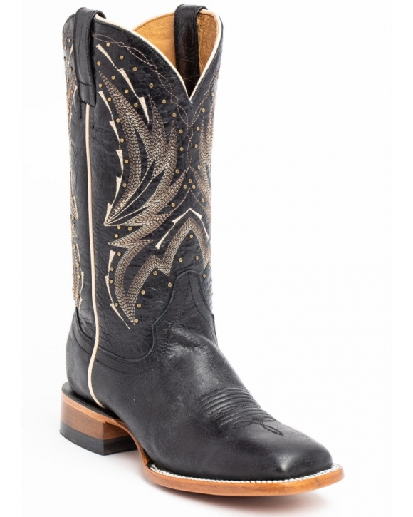 Quick Ship Shyanne Latest Women's Hadley Western Performance Boots - Broad Square Toe | Black