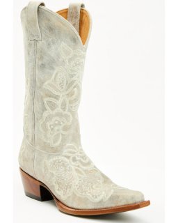 Quick Ship Shyanne Latest Women's Sienna Metalico Western Boots - Snip Toe | Grey