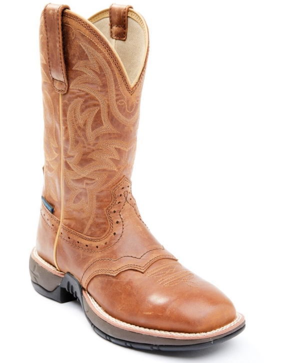 Quick Ship Shyanne Latest Women's Xero Gravity Charley Lite Performance Western Boots - Broad Square Toe | Tan