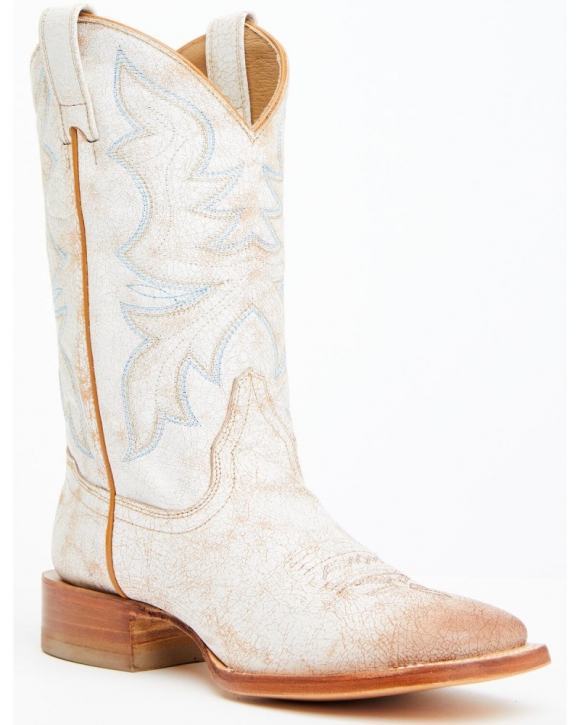 Quick Ship Shyanne Latest Women's Sahara Western Boots - Broad Square Toe | Ivory