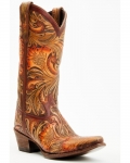 Quick Ship Shyanne Latest Women's Sweetest Thing Tooled Western Boots - Snip Toe | Multi
