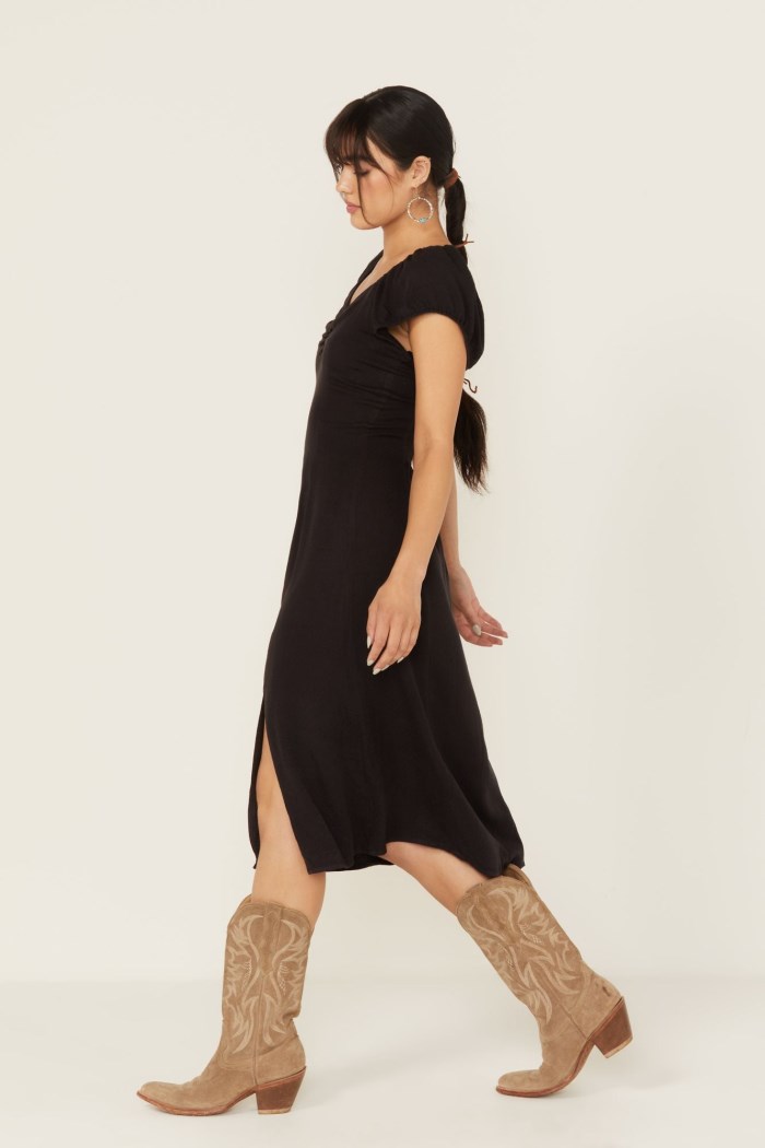 Special Offer Idyllwind Women's Beth Jacquard Midi Dress | Black