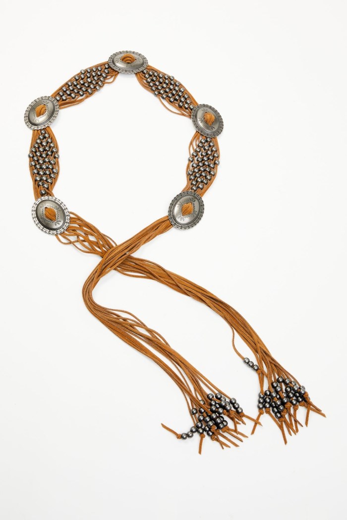 Special Offer Idyllwind Women's Addison Leather Crochet Fringe Concho Belt | Brown