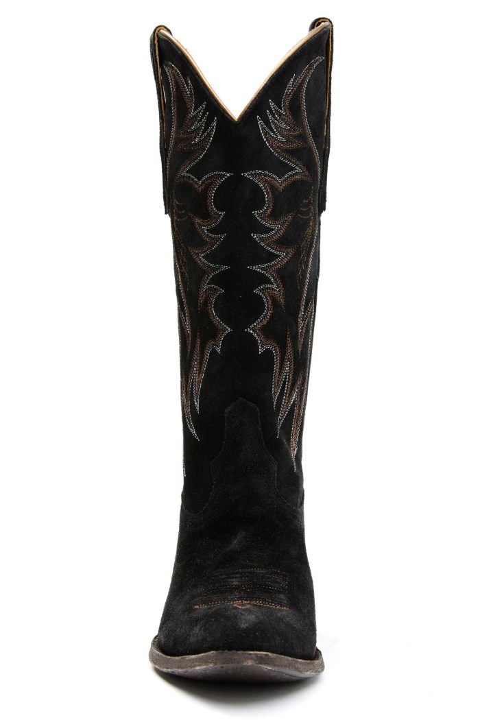 Special Offer Idyllwind Women's Charmed Life Black Suede Western Boots - Round Toe | Black