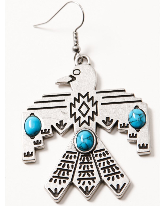 Special Offer Idyllwind Women's Truxton Thunderbird Earrings | Silver