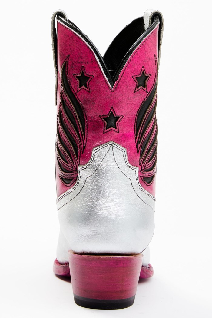 Special Offer Idyllwind Women's Metallic Star Inlay Roadie Western Booties - Round Toe | Pink