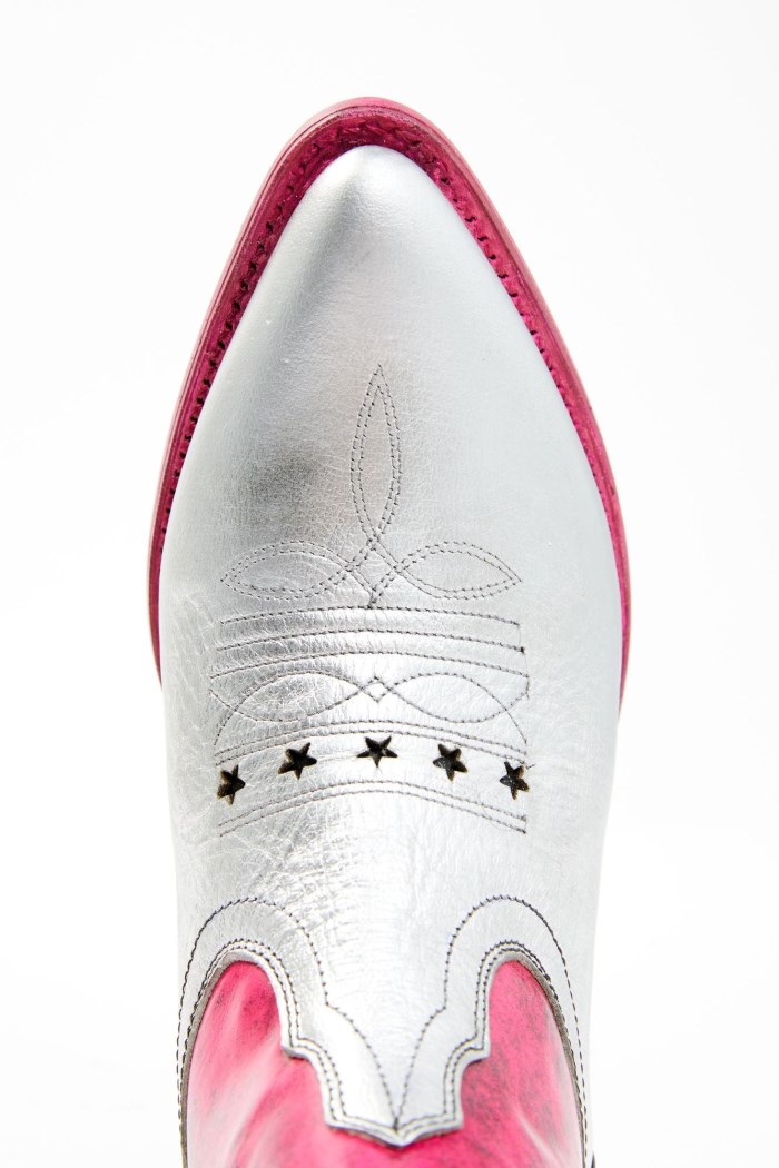 Special Offer Idyllwind Women's Metallic Star Inlay Roadie Western Booties - Round Toe | Pink