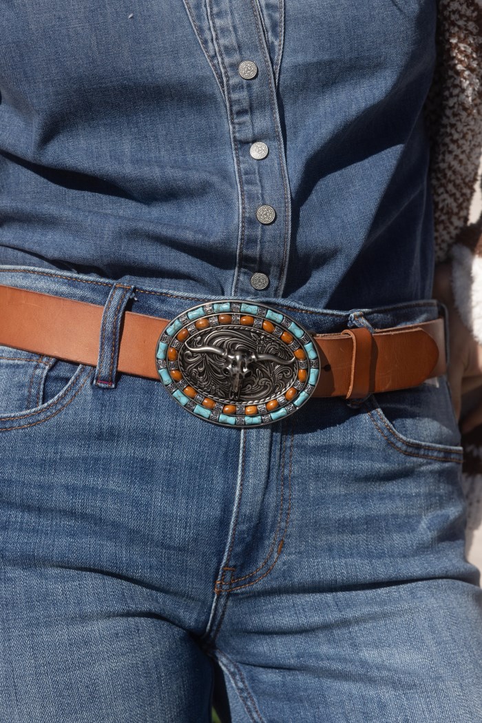 Special Offer Idyllwind Women's Longhorn Buckle Belt | Brown
