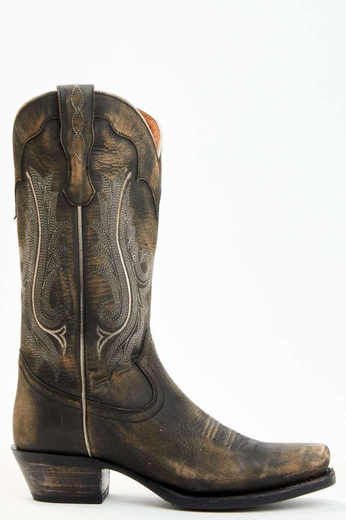 Special Offer Idyllwind Women's Lawless Distressed Western Boots - Square Toe | Black