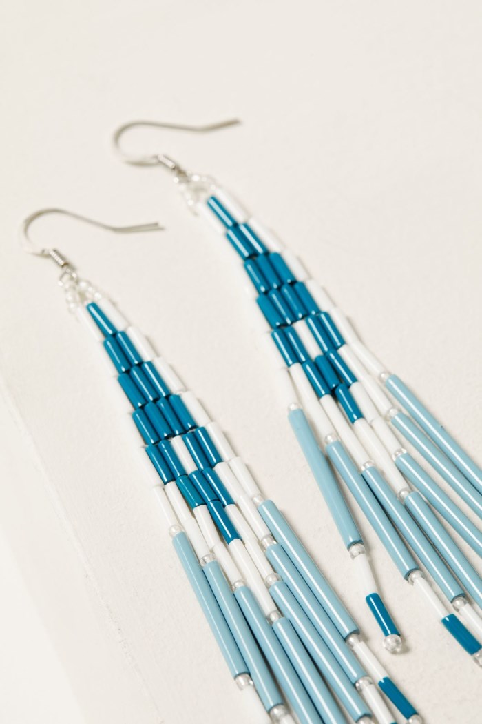 Special Offer Idyllwind Women's Starlight Blue Seed Beed Earrings | Blue