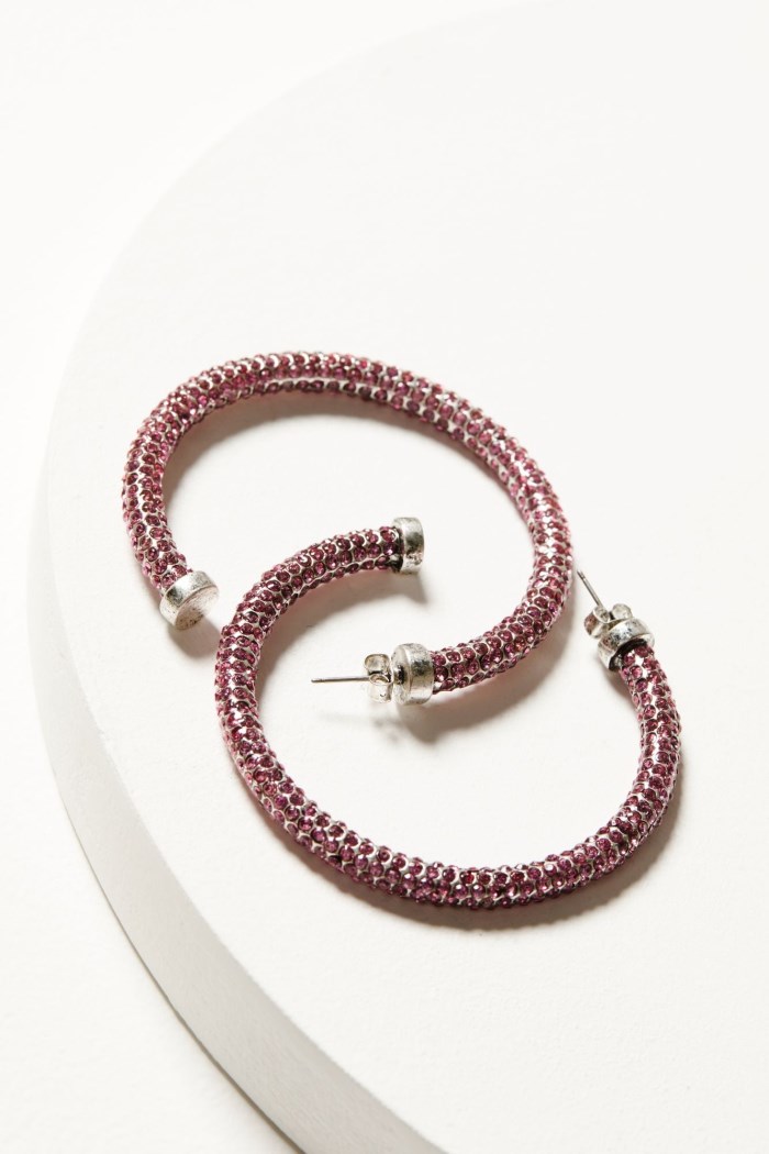 Special Offer Idyllwind Women's Avalon Fuchsia Hoop Earrings | Fuchsia