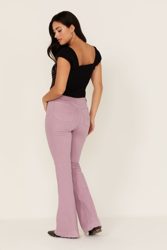 Special Offer Idyllwind Women's Dusty High Rise Flare Jeans | Mauve