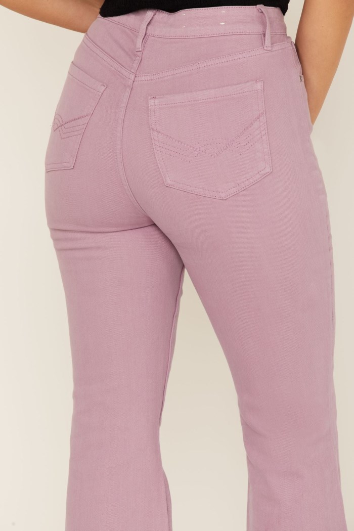 Special Offer Idyllwind Women's Dusty High Rise Flare Jeans | Mauve