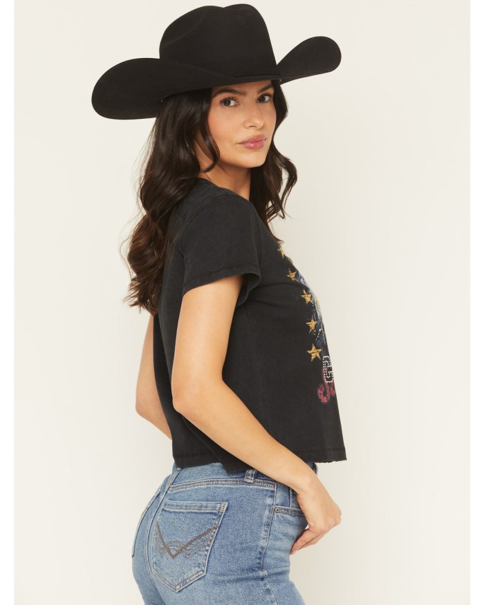 Special Offer Idyllwind Women's Honky Tonk Country Short Sleeve Graphic Tee | Black