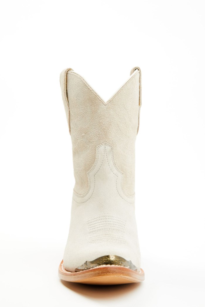 Special Offer Idyllwind Women's Wheels Ivory Suede Western Booties - Round Toe | Ivory