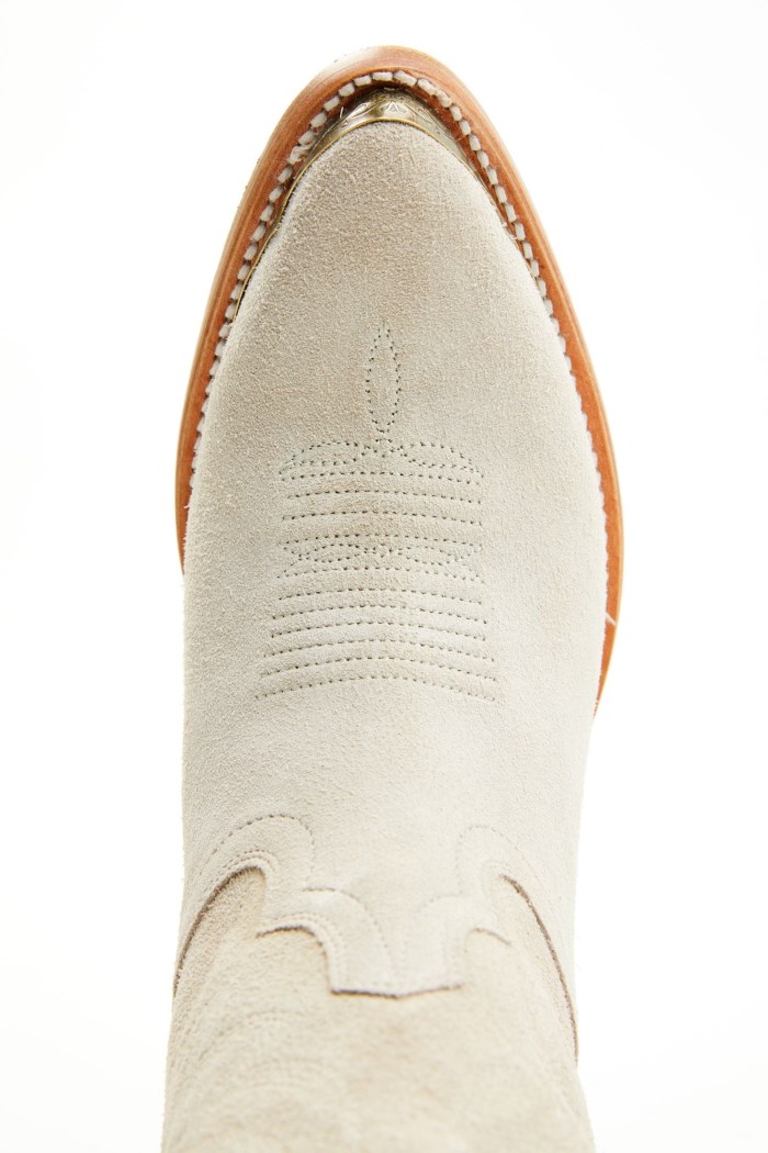 Special Offer Idyllwind Women's Wheels Ivory Suede Western Booties - Round Toe | Ivory