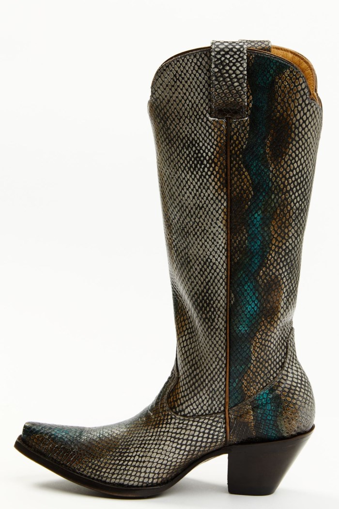 Special Offer Idyllwind Women's Strut Snake Print Leather Western Boots - Snip Toe | Multi