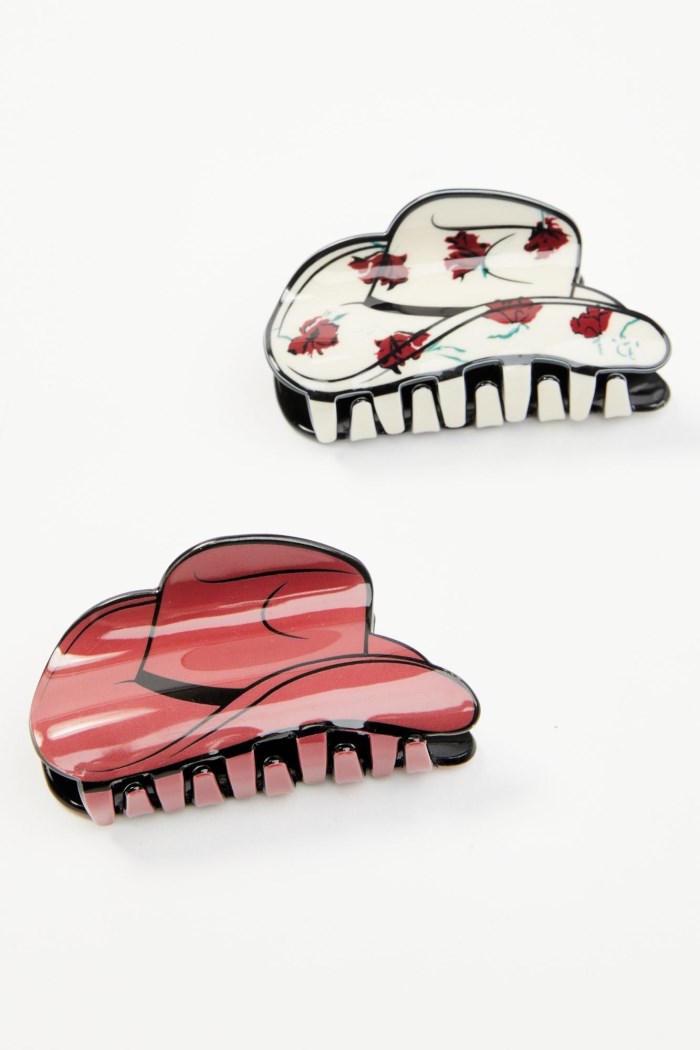 Special Offer Idyllwind Women's Carissa Rose Hat Hair Clip Set - 2 Piece | White