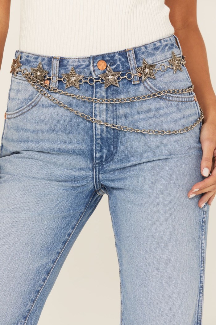 Special Offer Idyllwind Women's Starliner Drive Silver Chain Belt | Silver