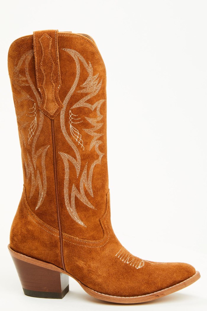 Special Offer Idyllwind Women's Charmed Life Cognac Suede Western Boots - Round Toe | Cognac
