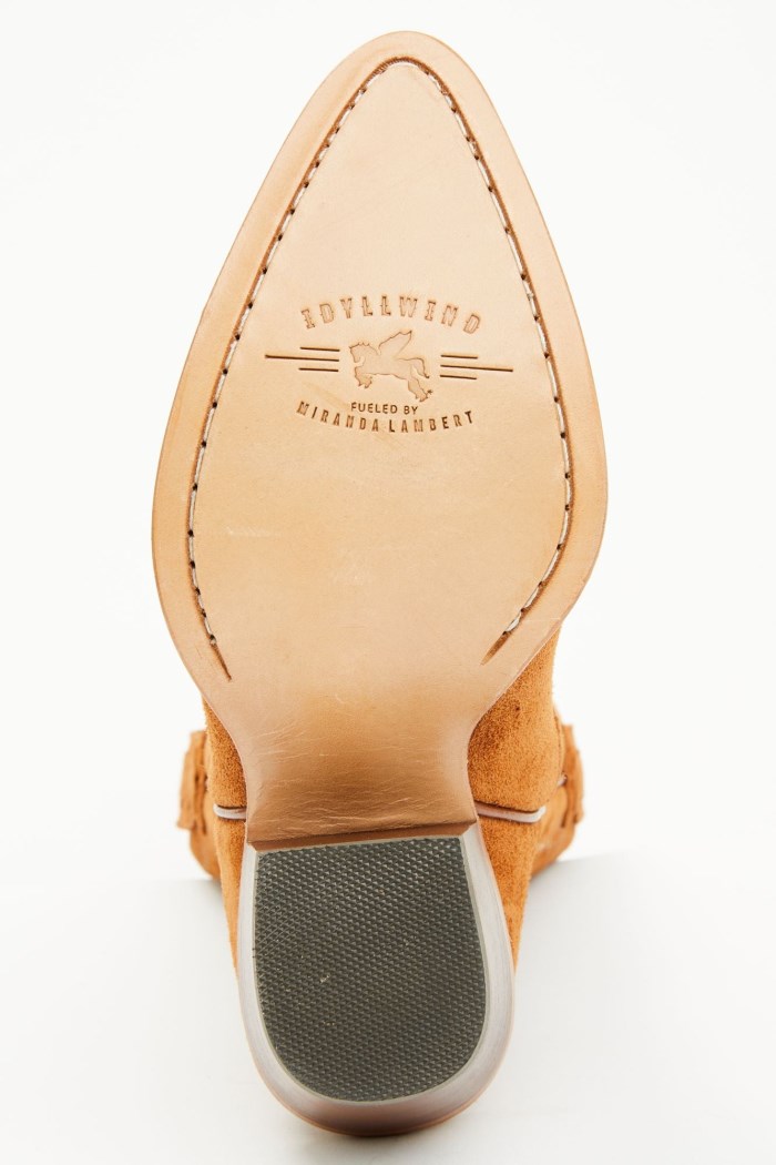 Special Offer Idyllwind Women's Charmed Life Cognac Suede Western Boots - Round Toe | Cognac