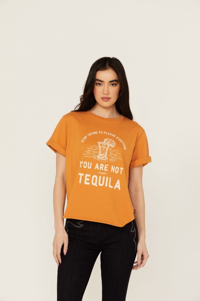 Special Offer Idyllwind Women's You Are Not Tequila Short Sleeve Graphic Tee | Gold
