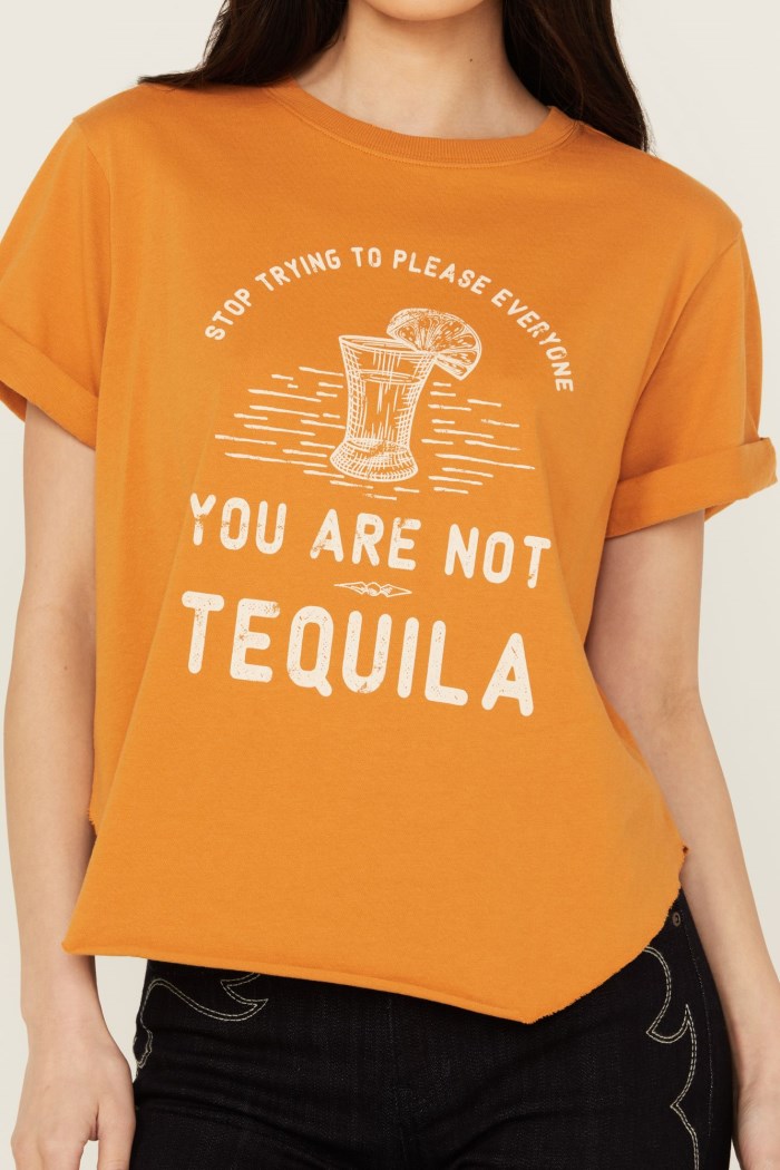 Special Offer Idyllwind Women's You Are Not Tequila Short Sleeve Graphic Tee | Gold