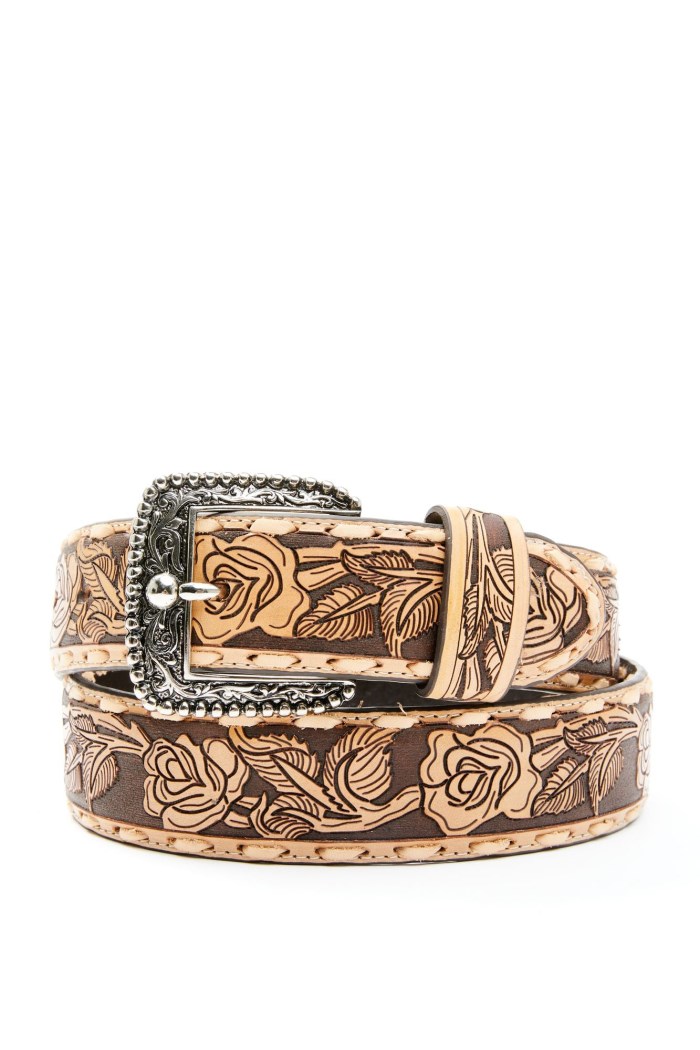 Special Offer Idyllwind Women's Just A Rose Embossed Tool Belt | Brown