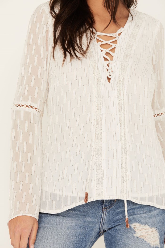 Special Offer Idyllwind Women's Azelea Long Sleeve Top | Ivory