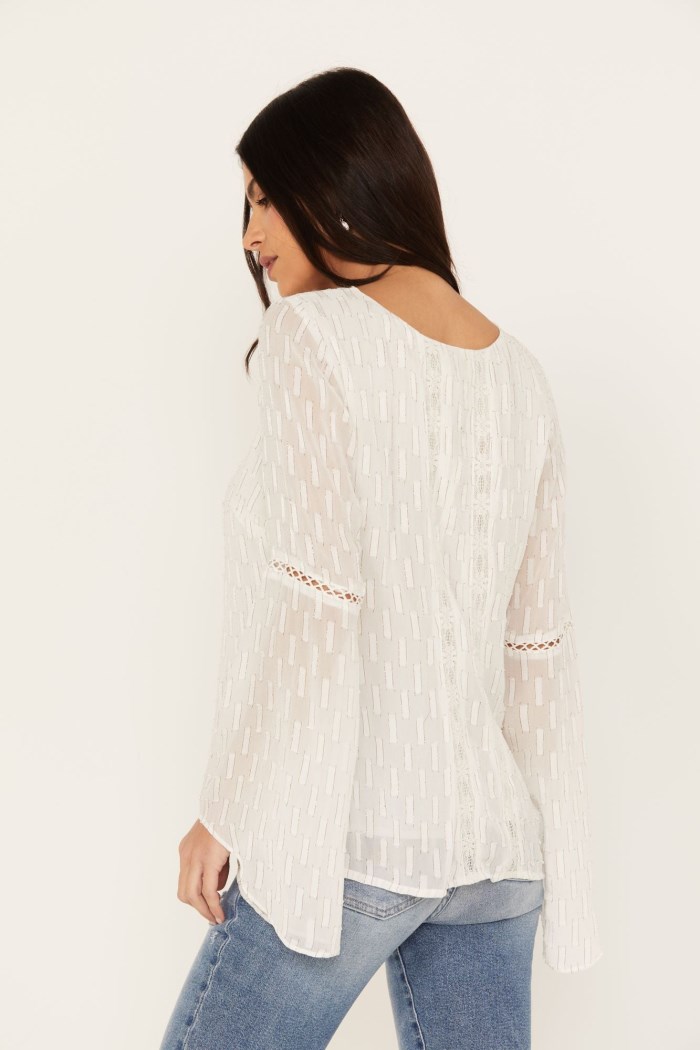 Special Offer Idyllwind Women's Azelea Long Sleeve Top | Ivory