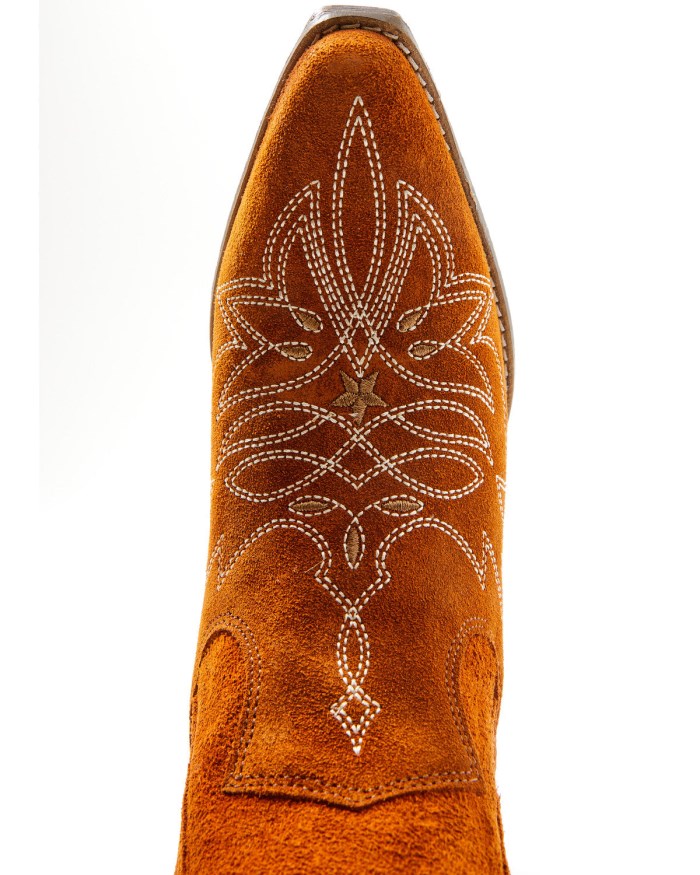 Special Offer Idyllwind Women's Wildfire Suede Western Booties - Snip Toe | Brown