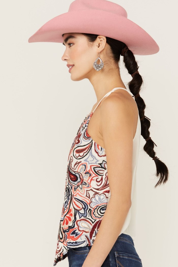 Special Offer Idyllwind Women's Floral Haze Tank Top | Ivory