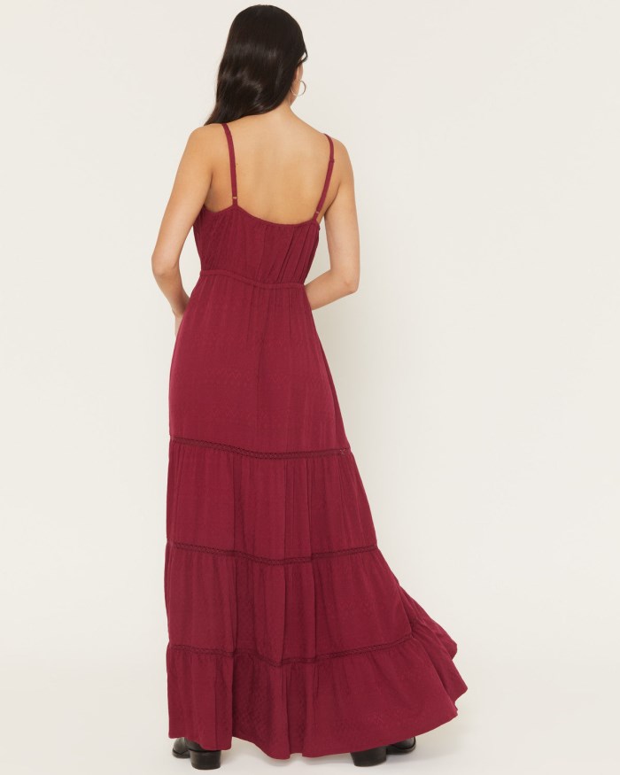 Special Offer Idyllwind Women's Sleeveless Maxi Dress | Maroon