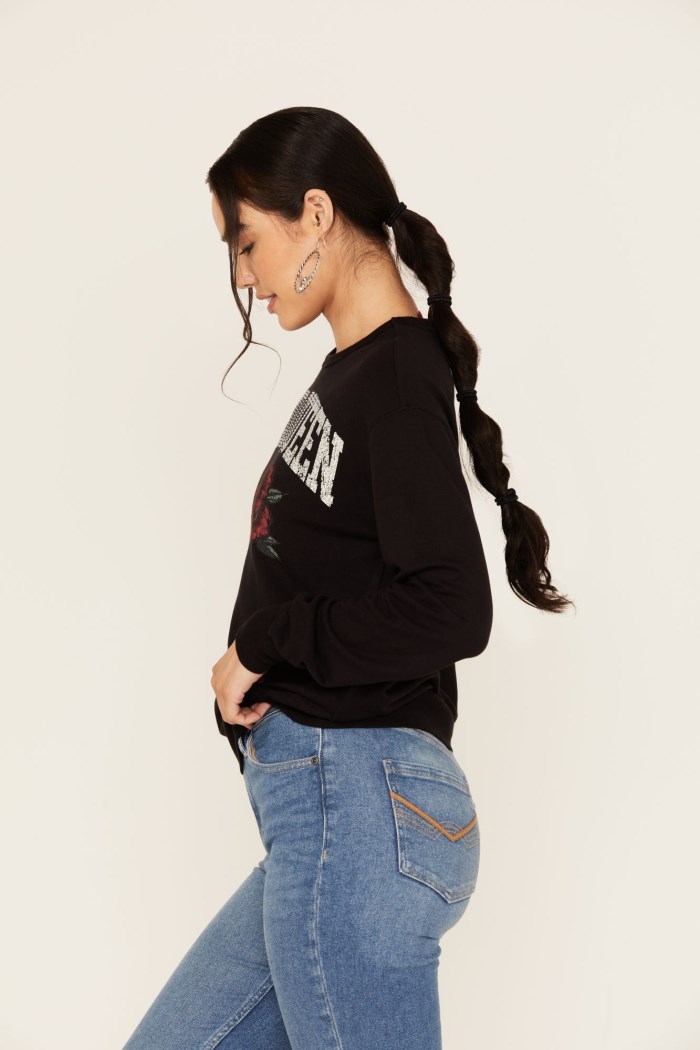 Special Offer Idyllwind Women's Rodeo Queen Pullover Sweatshirt | Black