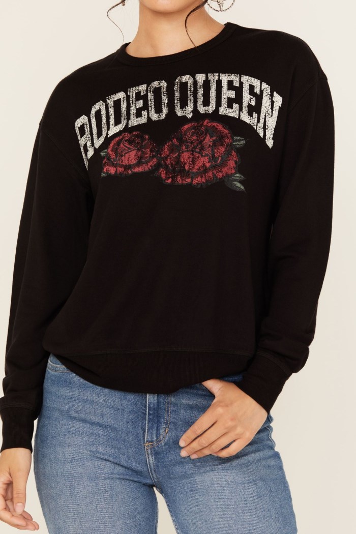 Special Offer Idyllwind Women's Rodeo Queen Pullover Sweatshirt | Black