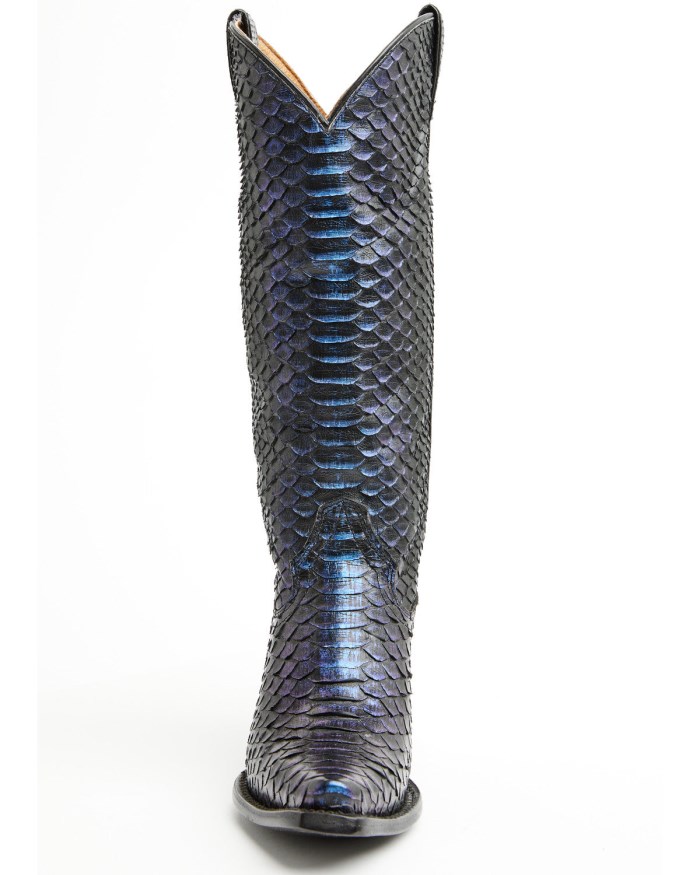 Special Offer Idyllwind Women's Slay Midnight Exotic Python Tall Western Boots - Snip Toe | Blue