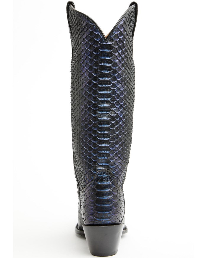 Special Offer Idyllwind Women's Slay Midnight Exotic Python Tall Western Boots - Snip Toe | Blue
